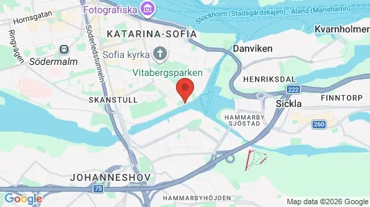 Apartments for rent i Hammarbyhamnen - kort over placeringen
