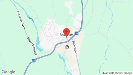 Apartments for rent i Boxholm - kort over placeringen