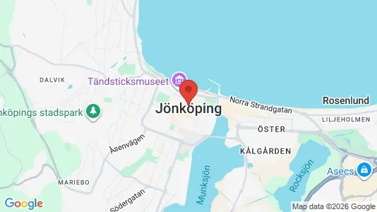 Houses for rent i Jönköping - kort over placeringen