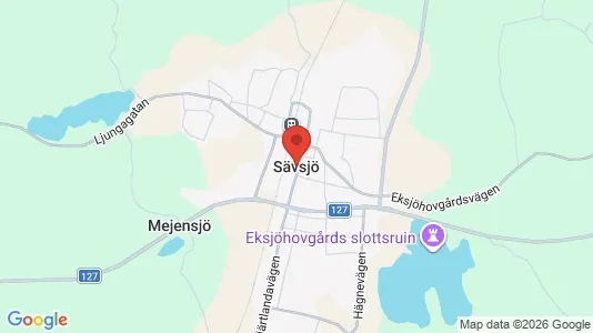 Apartments for rent i Sävsjö - kort over placeringen