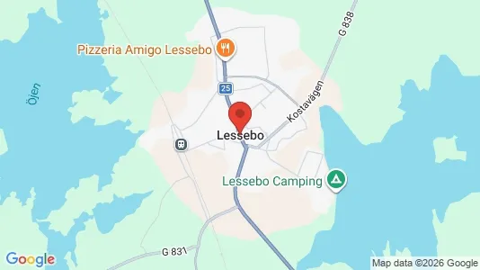 Apartments for rent i Lessebo - kort over placeringen
