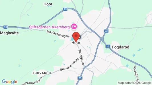 Houses for rent i Höör - kort over placeringen