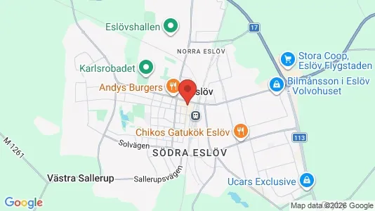 Houses for rent i Eslöv - kort over placeringen