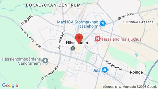 Apartments for rent i Hässleholm - kort over placeringen