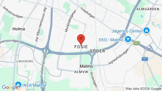Rooms for rent i Fosie - kort over placeringen