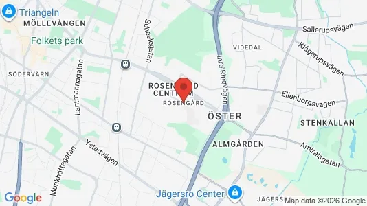 Apartments for rent i Rosengård - kort over placeringen