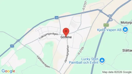 Apartments for rent i Götene - kort over placeringen