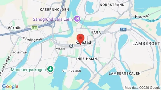 Apartments for rent i Karlstad - kort over placeringen