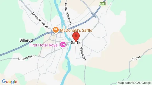 Apartments for rent i Säffle - kort over placeringen