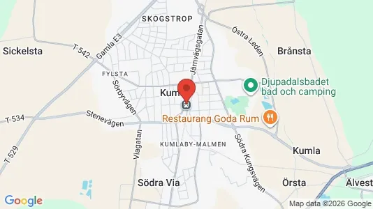 Apartments for rent i Kumla - kort over placeringen