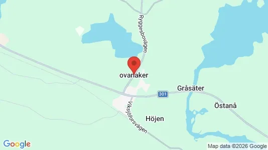 Apartments for rent i Ovanåker - kort over placeringen