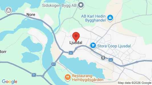 Apartments for rent i Ljusdal - kort over placeringen